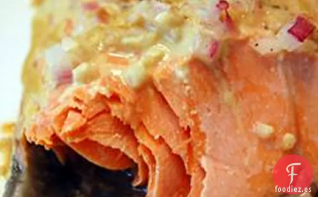 Salmón al Ajo Dijon