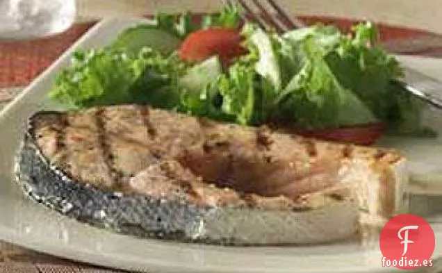 Salmón con Albahaca a la Parrilla