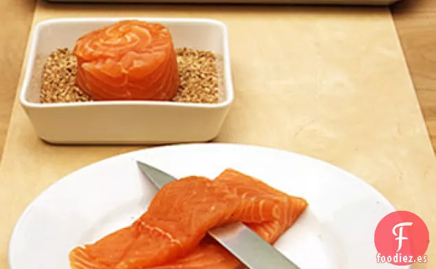Rollos de Salmón Sésamo