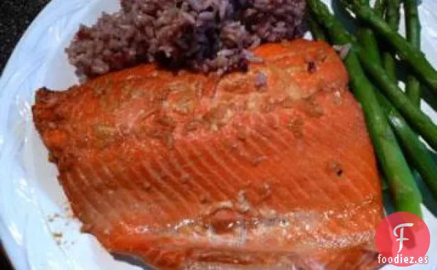 Salmón Teriyaki Naranja