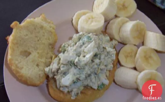 Pitas Rellenas de Ensalada De Huevo y Salmón