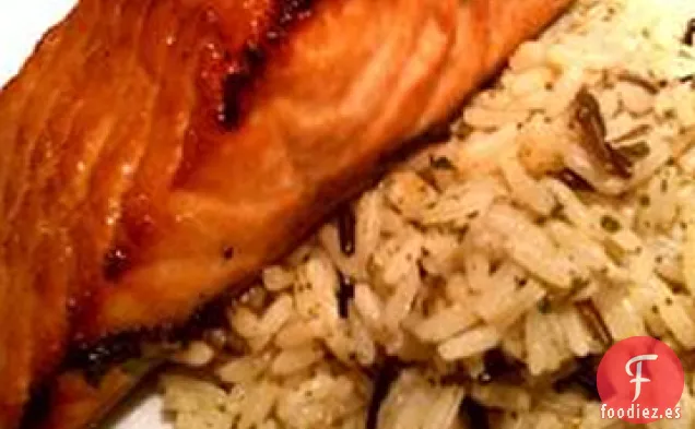 Salmón Glaseado Dulce y Picante