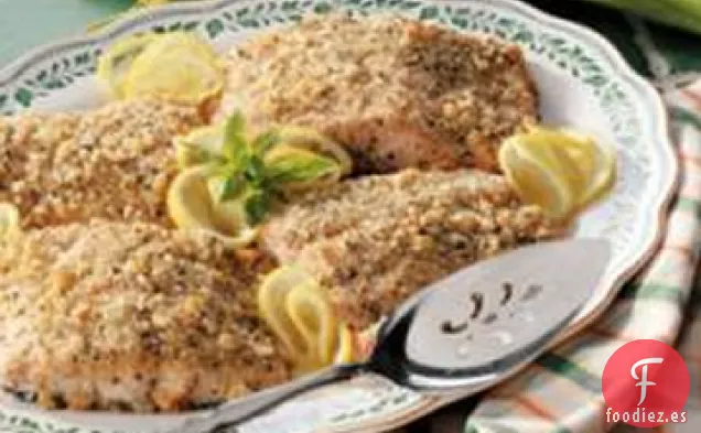 Salmón Albahaca César