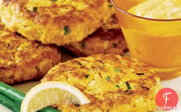 Pasteles de Salmón al Curry