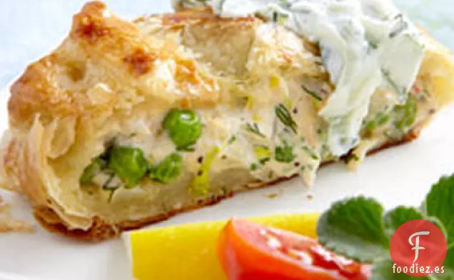 Finalista de RWOP: Salmón Envuelto en Pasta con Salsa de Pepino