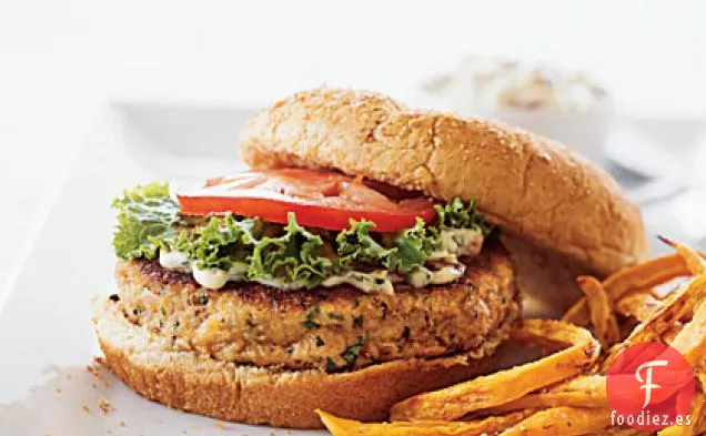 Hamburguesa de Salmón