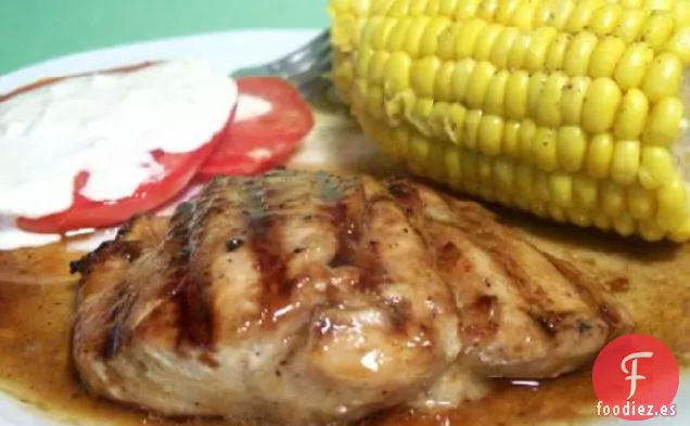 Salmón Bourbon a la Parrilla