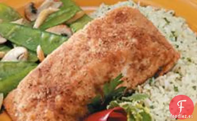 Salmón Cubierto de Miga