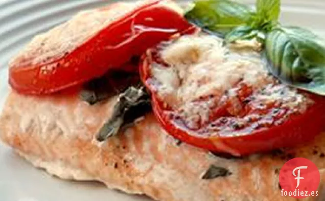 Tomate, Albahaca, Salmón