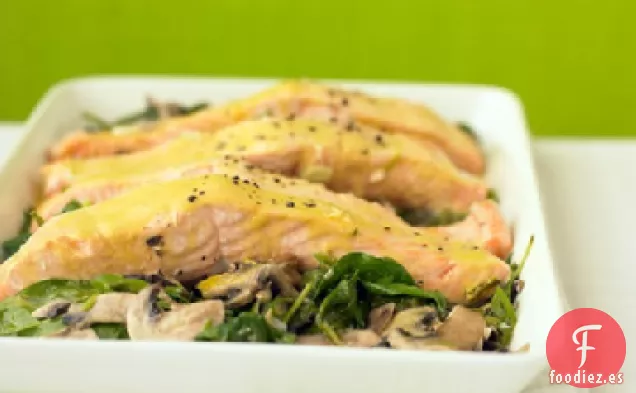 Salmón con Salsa de Naranja y Mostaza
