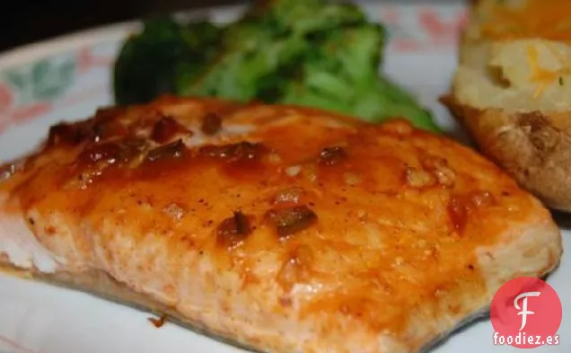 Salmón Picante de Ron de Tamarindo