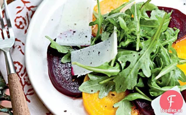 Ensalada de Remolacha y Rúcula con Kefalotyri