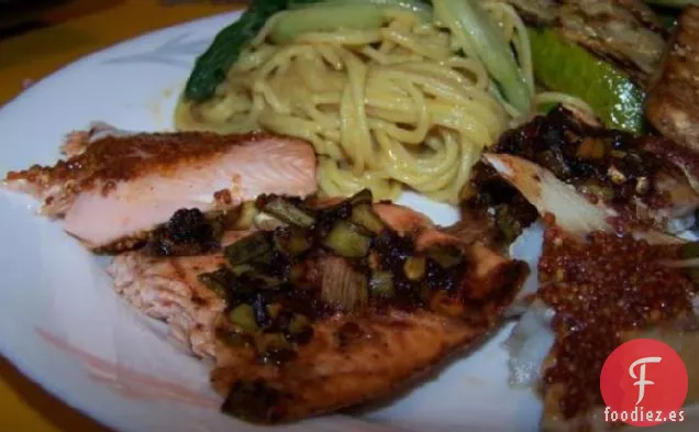 Plancha para Barbacoa de Salmón
