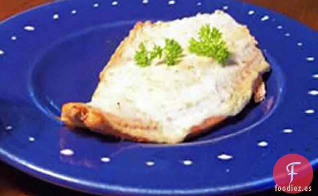 Salmón con Salsa de Crema de Dijon