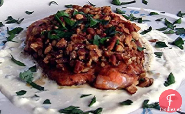 Salmón con Costra de Nuez