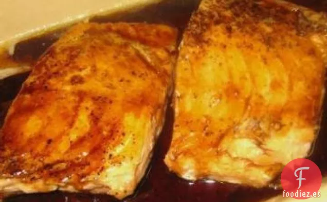 Salmón con Glaseado de Azúcar Morena