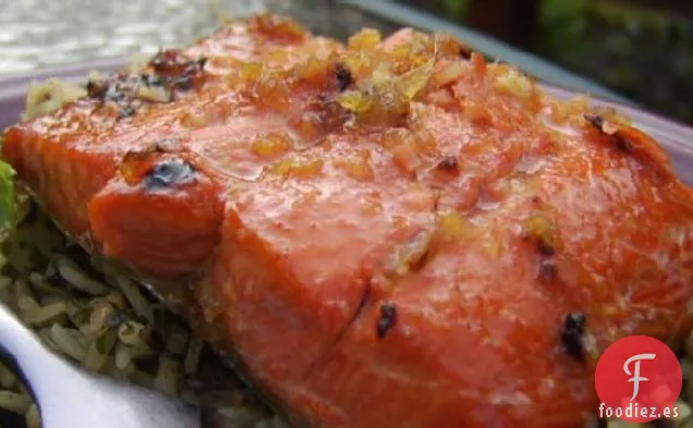 Arce de Salmón de Pekín y Jengibre