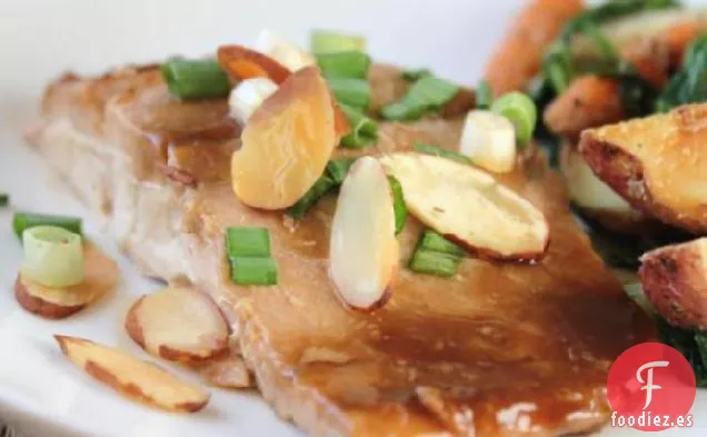 Salmón Glaseado de Arce