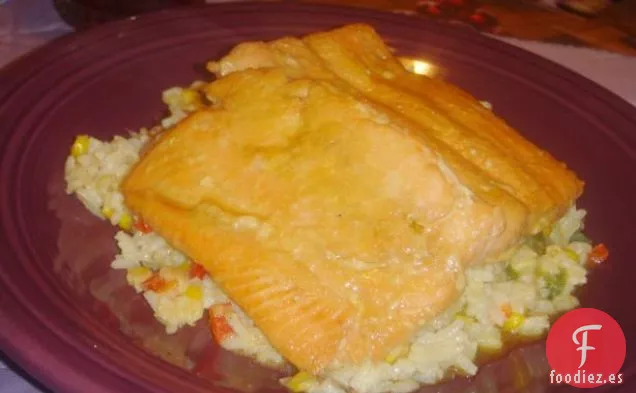 Salmón Ahumado y Huevo Horneado