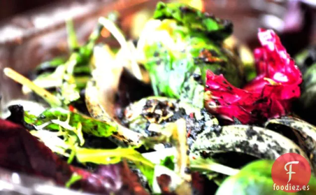 Ensalada De Rúcula Con Coles De Bruselas De Menta Marroquí