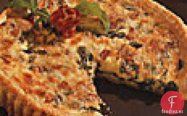 Quiche de Rúcula y Tocino