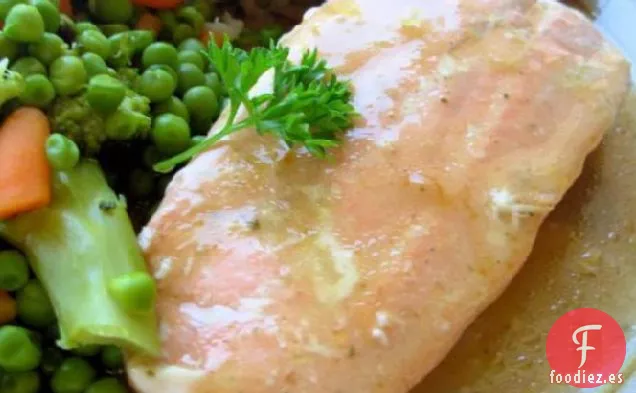 Salmón Glaseado de Arce y Mostaza (3 Ingredientes)