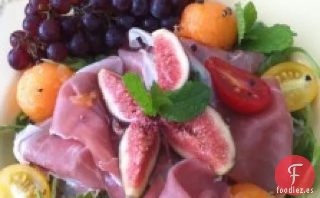 Jamón, Melón E Higos Frescos
