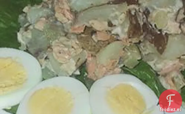 Ensalada Rusa de Salmón y Patata