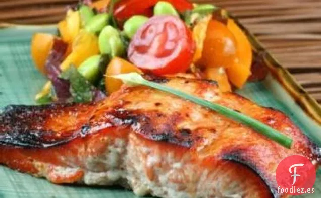 Miso Yaki de Salmón (Apto para Observadores de Peso - 7 Puntos)