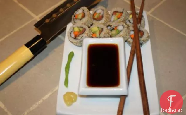 Rollos de Sushi de California de Waynimoto