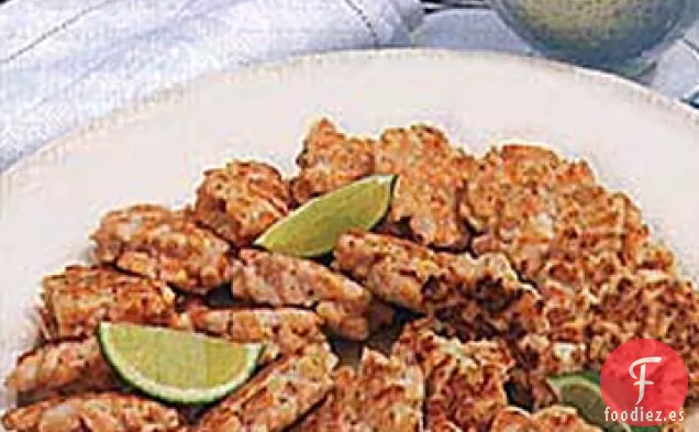 Pasteles de Salmón con Salsa de Estragón y Cebollino