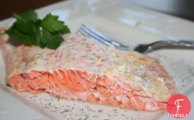 Salmón Bourbon con Miel