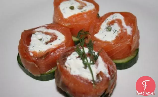 Espirales de Salmón Ahumado