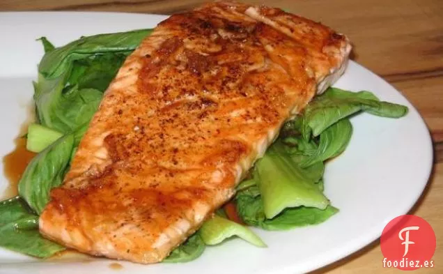 Salsa de Miel y Pimienta de Applebee para Salmón (Imitador)