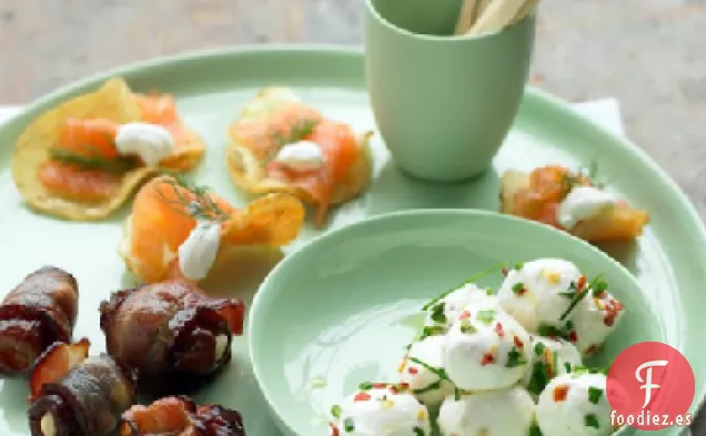 Salmón Ahumado con Patatas Fritas