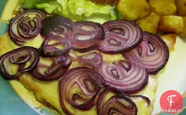 Salmón Delicioso Y Fácil Cubierto Con Chalota o Cebolla