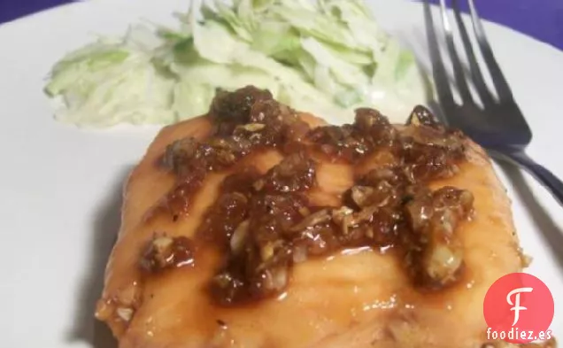 Filete de Salmón en Salsa de Caramelo (Ca Kho Vietnamita)