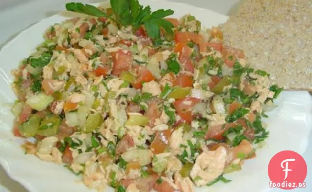 Ensalada de Salmón Baja en Grasa (Pareve Kosher)