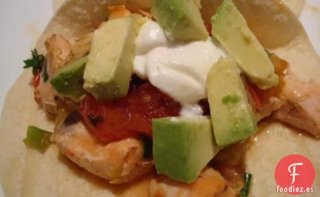 Increíbles Tacos de Salmón