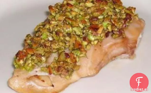 Salmón Al Horno con Pistacho
