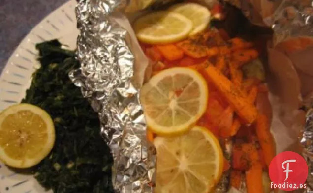 Salmón En Papillote