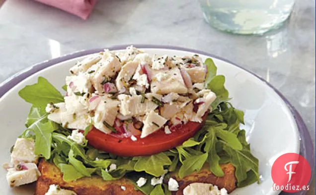 Ensalada de Pollo y Rúcula, Sándwiches Abiertos