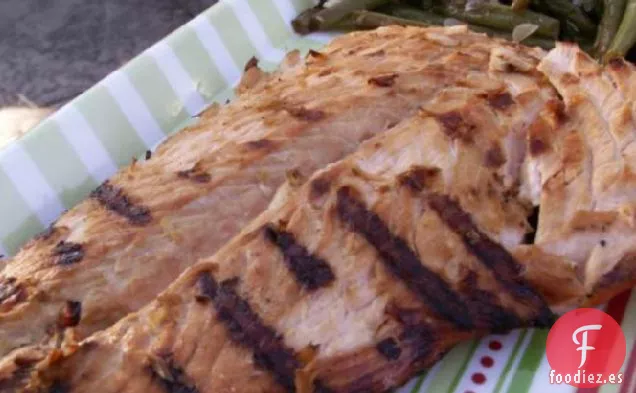 Salmón Marinado con Cerveza y Lima