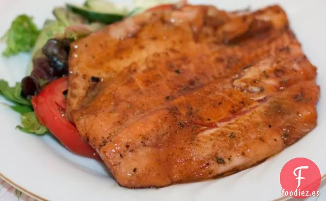 Ensalada de Salmón y Cilantro