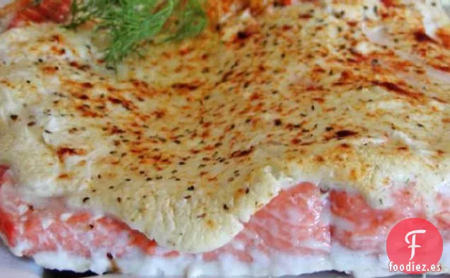 Salmón Cremoso Al Horno Bajo en Grasa
