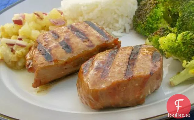 Salmón en Salsa de Albaricoque