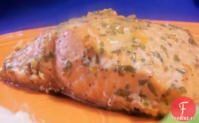 Salmón Naranja Estragón al Horno