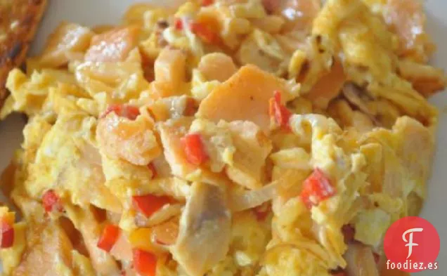 Leo-Lox, Huevos y Cebollas (Mi Versión Con Pimientos Rojos)