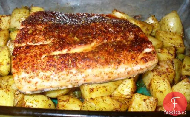 Salmón Ahumado Tabouli