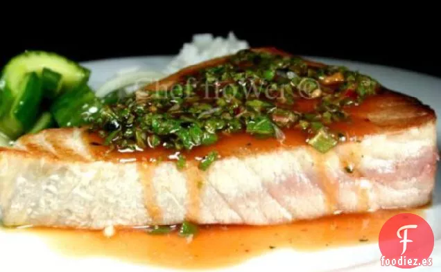 Filetes De Atún / Pez Espada Con Aderezo Tailandés